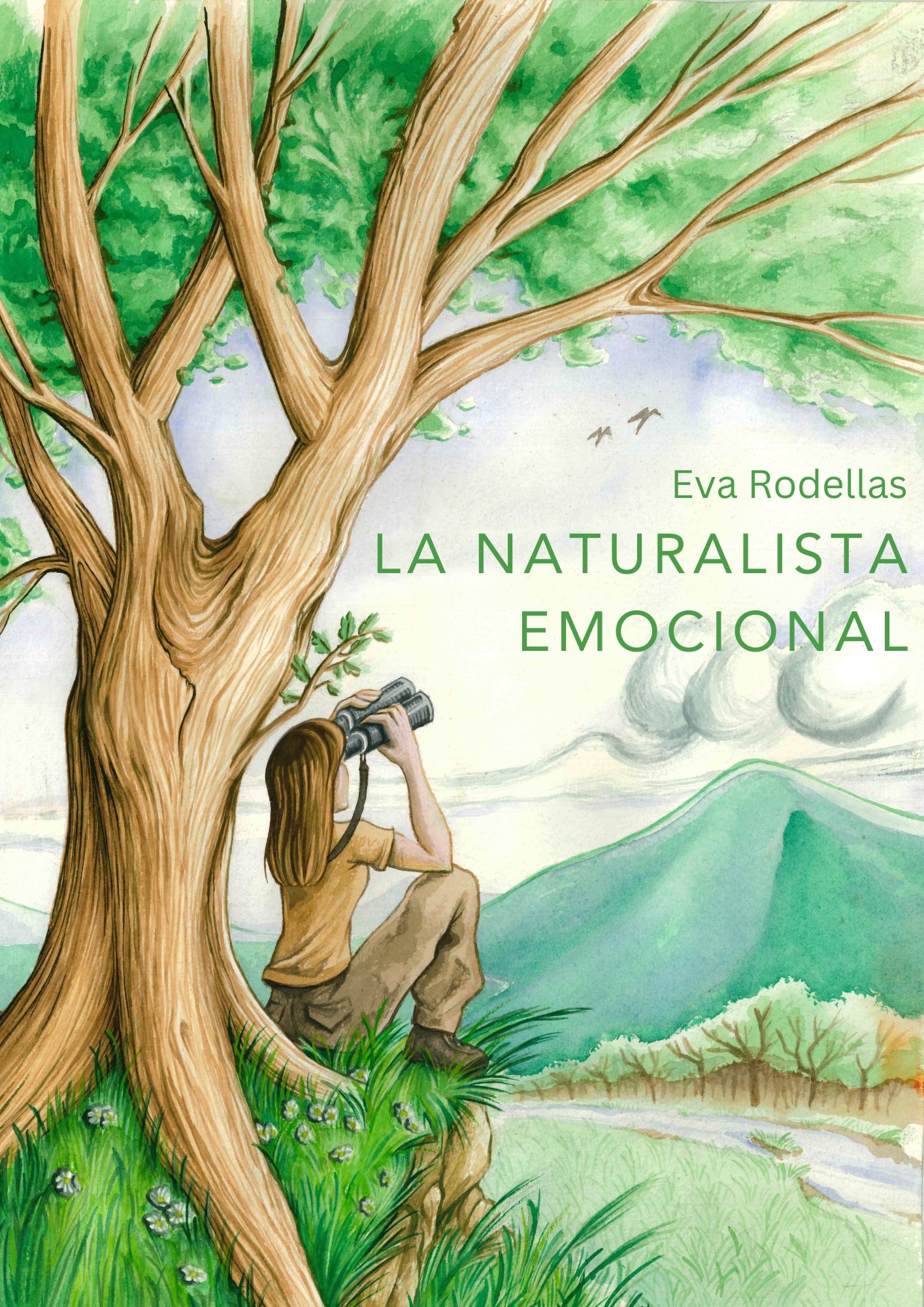 La Naturalista Emocional. Portada del libre d'Eva Rodellas